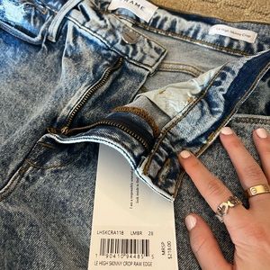 NWT Frame Le High Skinny Crop Jeans